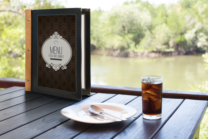 Securit® A4 WOOD menu ryg - Billede 4