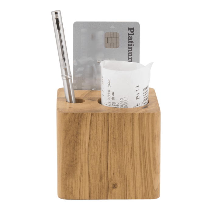 Securit® CUBE til regning i massivt teaktræ - Image 4