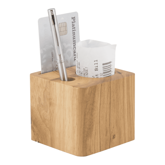 Securit® CUBE til regning i massivt teaktræ - Image 2