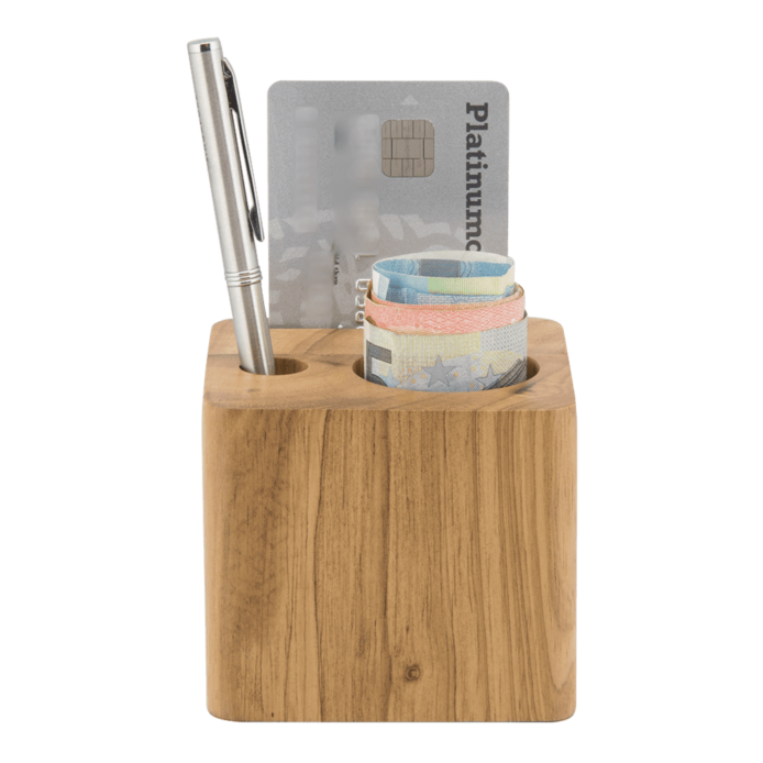 Securit® CUBE til regning i massivt teaktræ - Image 3