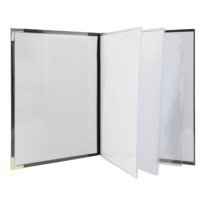 Securit® 10 stk. A4 BASIC menuomslag i opbevaringsboks - Billede 3