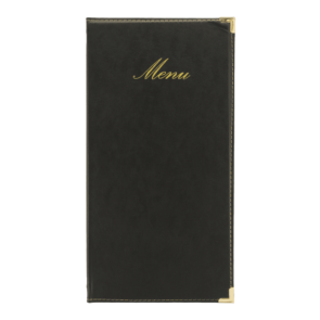 Securit® A45 CLASSIC menuomslag i sort