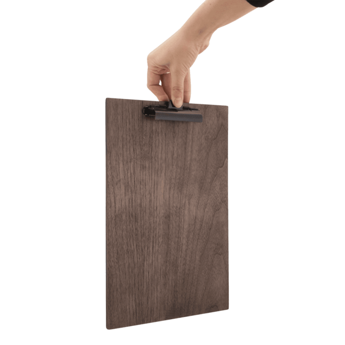 Securit® A4 WALNUT CLIP menuholder - Billede 4