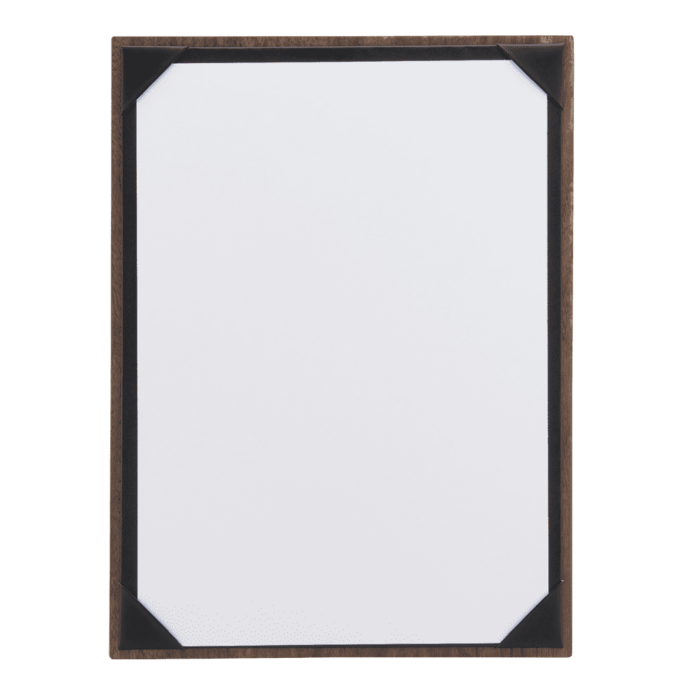 Securit® A4 WALNUT & VEGAN LEATHER ALBUM menuholder - Billede 5