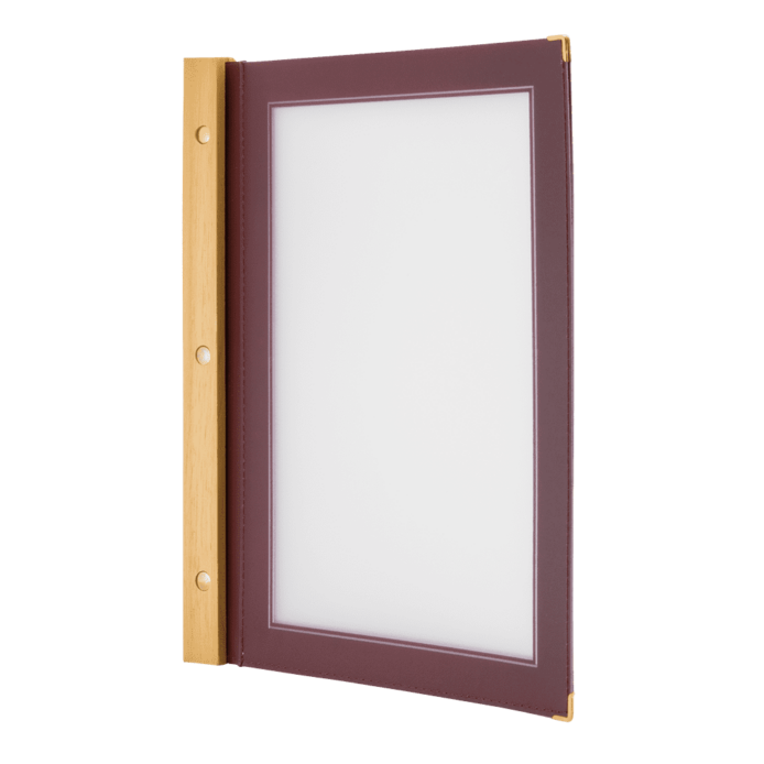Securit® A4 WOOD menu ryg - Billede 2