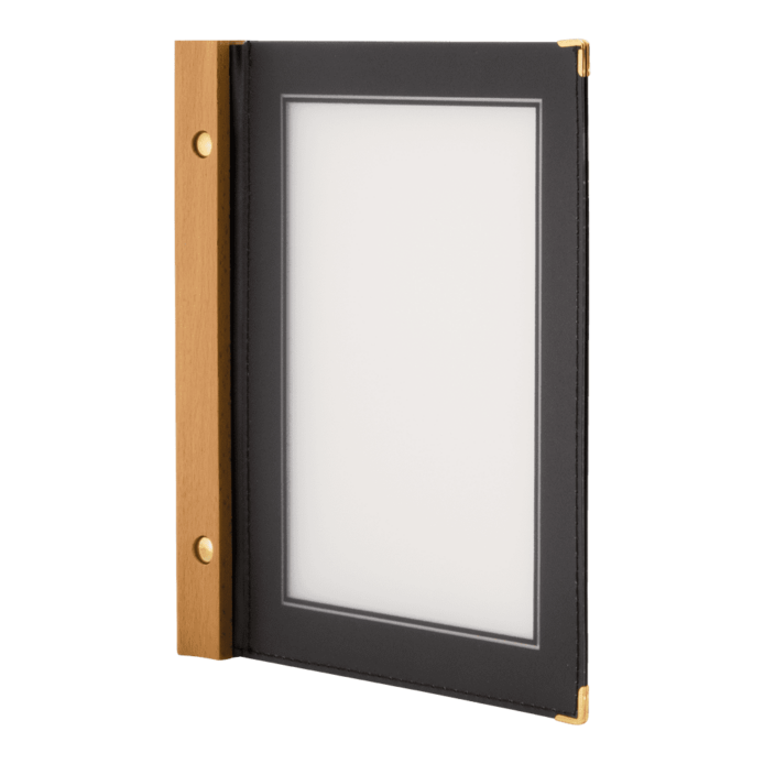 Securit® A5 WOOD menu ryg - Image 2