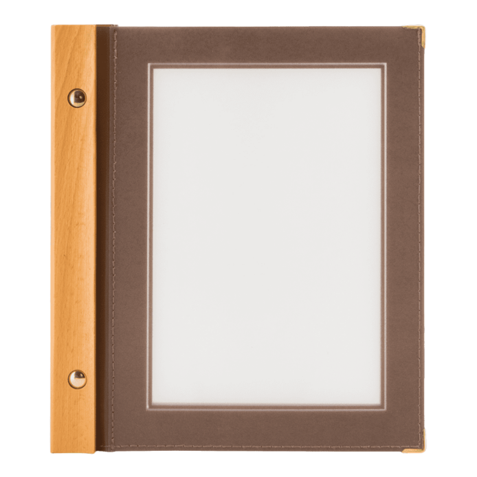 Securit® A5 WOOD menu ryg - Image 3