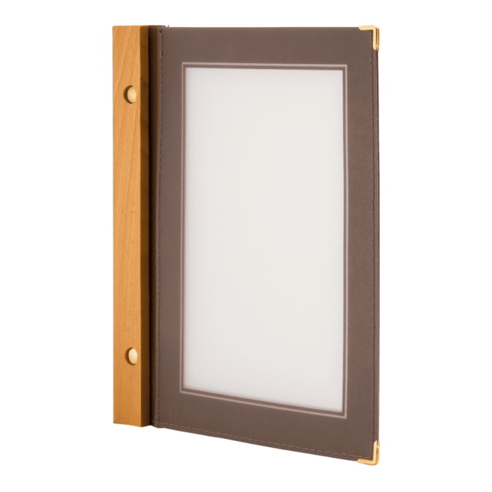 Securit® A5 WOOD menu ryg - Image 2
