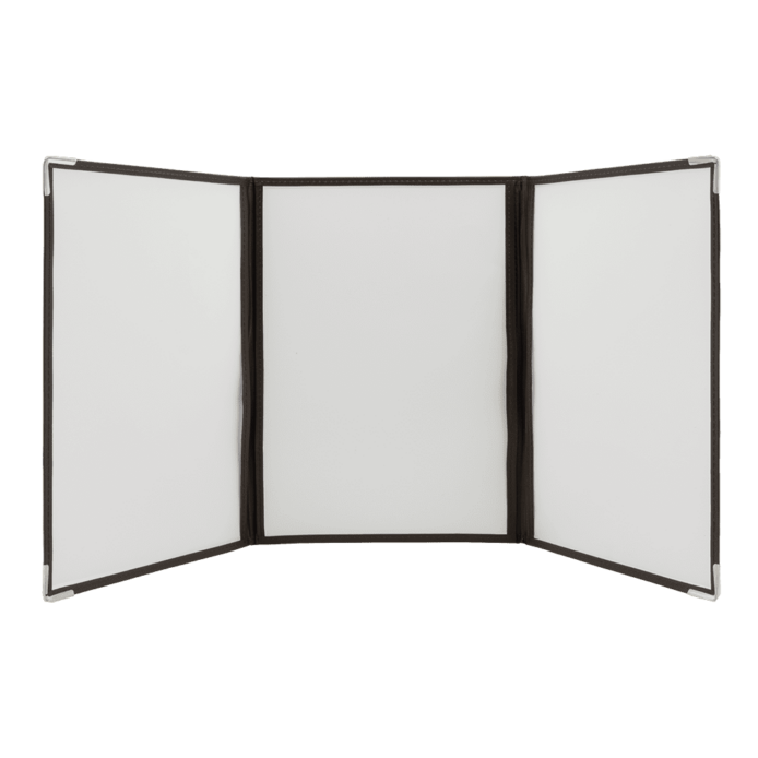 3 stk. Securit® A4 CRYSTAL TRIPLE menuholder