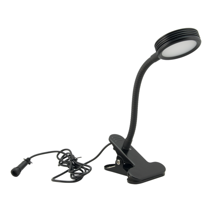 Securit® LED-klemmelampe til alt slags vejr - sort