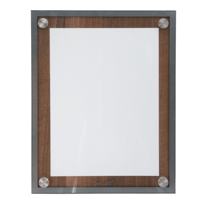 Securit® GLASS STAR A4 menu-display i valnød - Billede 9
