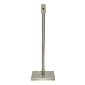 Securit® 125 cm rustfrit stativ til Glass Star menu-display