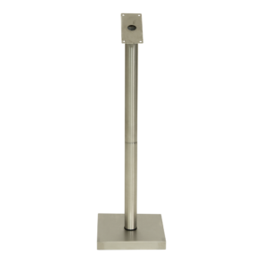 Securit® 85 cm rustfrit stativ til Glass Star menu-displays