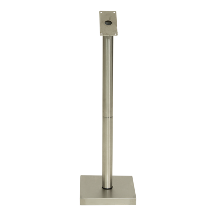 Securit® 85 cm rustfrit stativ til Glass Star menu-displays