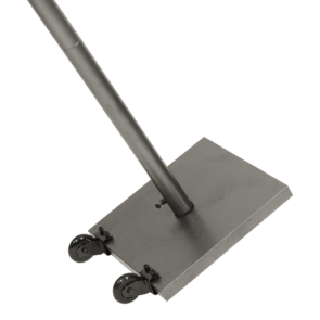 Securit® silikonehjul til menu-display standere - sort