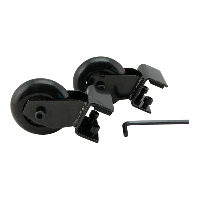 Securit® silikonehjul til menu-display standere - sort - Image 2