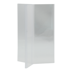 Securit® Y-formet A6 menu borddisplay i akryl