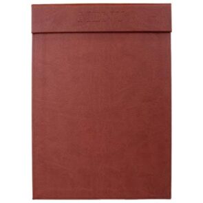 Clipboard A4 "MENU", PU læder brun
