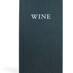 Menuomslag med klemryg A45 WINE, mordern charcoal/grå