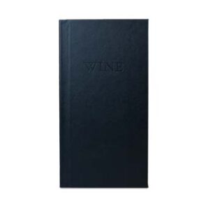 Menuomslag med klemryg A45 WINE, PU læder sort