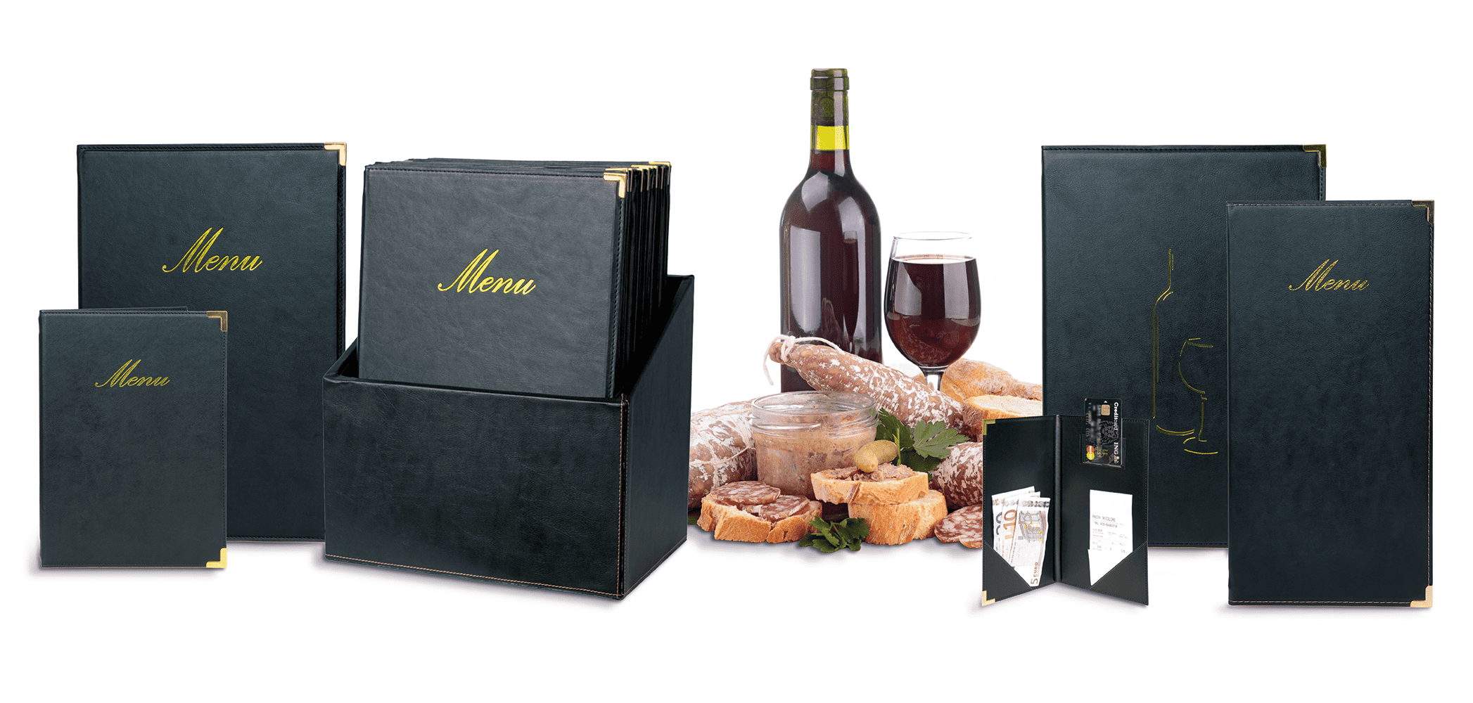 Securit® A45 CLASSIC menuomslag i sort - Billede 5